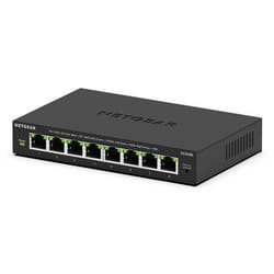 NETGEAR GS308E Géré L2/L3 Gigabit Ethernet (10/100/1000) Connexion Ethernet, supportant l'alimentation via ce port (PoE) Noir