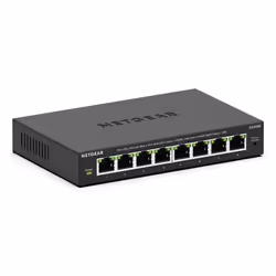 NETGEAR GS308E Géré L2/L3 Gigabit Ethernet (10/100/1000) Connexion Ethernet, supportant l'alimentation via ce port (PoE) Noir