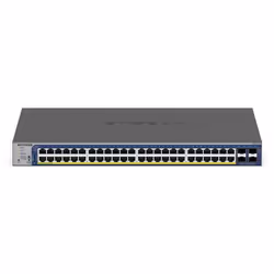 NETGEAR GS752TXP Géré L2/L3/L4 10G Ethernet (100/1000/10000) Connexion Ethernet, supportant l'alimentation via ce port (PoE) Noir