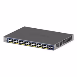 NETGEAR GS752TXP Géré L2/L3/L4 10G Ethernet (100/1000/10000) Connexion Ethernet, supportant l'alimentation via ce port (PoE) Noir