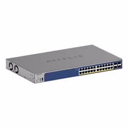 NETGEAR GS728TX, L2/L3, 10G Ethernet (100/1000/10000), Full duplex, Connexion Ethernet, supportant l'alimentation via ce port ...