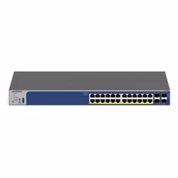 NETGEAR GS728TX L2/L3 10G Ethernet (100/1000/10000) Connexion Ethernet, supportant l'alimentation via ce port (PoE) Noir