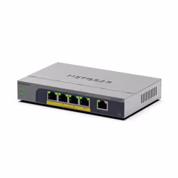 NETGEAR GS105EPP Non-géré Gigabit Ethernet (10/100/1000) Connexion Ethernet, supportant l'alimentation via ce port (PoE) Montage sur le bureau ou sur le mur Gris