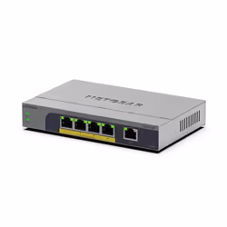 NETGEAR GS105EP Non-géré Gigabit Ethernet (10/100/1000) Connexion Ethernet, supportant l'alimentation via ce port (PoE) Gris