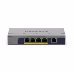 NETGEAR GS105P Non-géré Gigabit Ethernet (10/100/1000) Connexion Ethernet, supportant l'alimentation via ce port (PoE) Montage sur le bureau ou sur le mur Gris