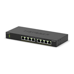 Switch PoE Gigabit - NETGEAR - GS308LP - 8 ports - 123W budget PoE - Non géré
