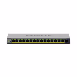 NETGEAR GS116EP Géré L2/L3 Gigabit Ethernet (10/100/1000) Connexion Ethernet, supportant l'alimentation via ce port (PoE) Gris