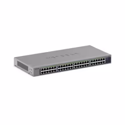 NETGEAR GS748 Non-géré Gigabit Ethernet (10/100/1000) Connexion Ethernet, supportant l'alimentation via ce port (PoE) Gris