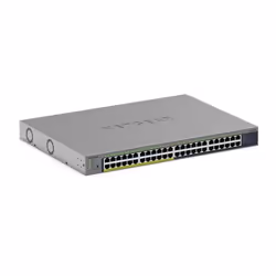 NETGEAR GS748PP Non-géré Gigabit Ethernet (10/100/1000) Connexion Ethernet, supportant l'alimentation via ce port (PoE) Gris
