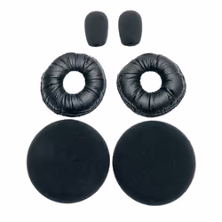 BlueParrott 202846, Couvre oreillettes jetables, mousse, Noir