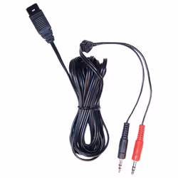 VXi 1030 QD, 2 x 3.5mm, Mâle, QD, Mâle, Noir