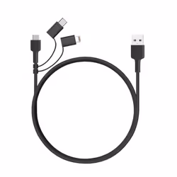 AUKEY CB-BAL5 câble Lightning 1,2 m Noir