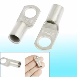 SOURCING MAP 5Pcs 25㎟ Terminal pour câble en cuivre 8mm Trou de boulon