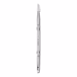 e.l.f. Precision Dual-Sided Eyebrow Brush, Brosse à sourcils, Synthétique, Argent, Transparent, Femmes, 1 pièce(s)