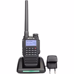 Retevis RT87 Talkie Walkie ÉtancheDouble Bande Talkies-Walkies Longue Portée128 Canaux1200 mAhRoger BeepFM Radio Professionn