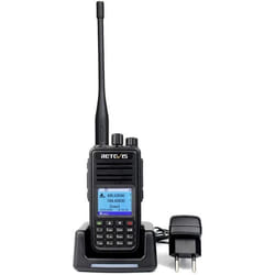 Retevis RT3S DMR Radio Talkie Walkie Numérique Double Bande 3000 Canaux Ham Radio DCDM TDMA VOX TOT Compatible avec Mototrbo Tier