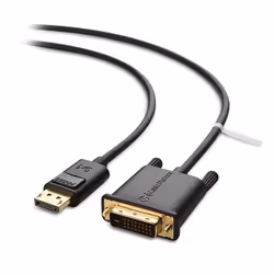 Cable Matters 102004-6, 1,83 m, DisplayPort, DVI, Mâle, Mâle, Droit