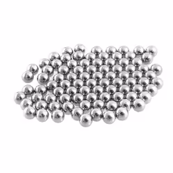 SOURCING MAP Bille d᾽acier de roulement de vélo 4mm Diamètre 72Pcs