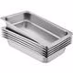 Plats à Four en Acier - VEVOR - 13L - Lot de 6 Bac Gastro Inox Alimentaire