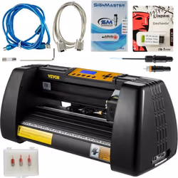 Vinyle Plotter de Découpe - VEVOR - 350 mm - Fournit des ports : COMPIM et USB