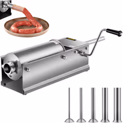 Poussoir à Saucisse Horizontal 5 L Taille Familiale & Vitesse en Option & Fonctionnement sans Effort Ce poussoir à saucisses  ...