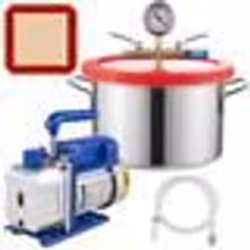 Pompe à vide 3CFM - VEVOR - avec Chambre sous Vide 15 gallons - 1-4HP 85L-min Climatisation