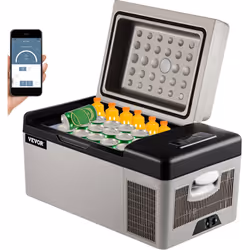 Réfrigérateur de Voiture de 20 L Grande Espace de Stockage & Réfrigération Rapide & Contrôle Précis Ce réfrigérateur portable ...