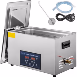 Nettoyeur à Ultrasons 30 L - VEVOR - Double Fréquence 28-40 kHz - Fonction de Chauffage - Affichage LED