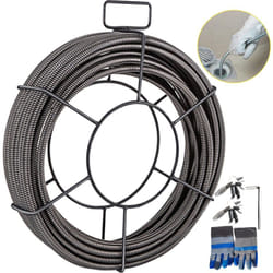 Furet karcher 50pi 3/8po Tuyau pour karcher Flexible nettoyeur haute pression Tuyau serpentin pour toilettes bouchees et les eviers - Vevor