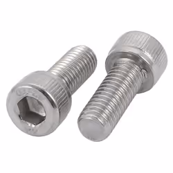 SOURCING MAP Vis dassemblage à tête à six pans creux à filetage à gauche M8 x 20mm Boulon en Acier inoxydable 304 2Pcs