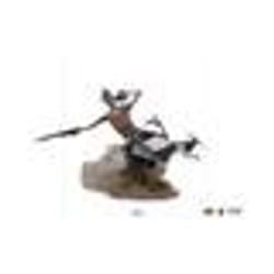 Statuette - IRON STUDIOS - Star Wars The Mandalorian - IG-11 & The Child - 20 cm - Plastique/Résine