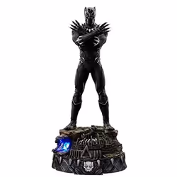 IRON STUDIOS BLACK PANTHER DELUXE 1:10 - THE INFINITY SAGA - ART IS597