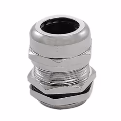 Presse-étoupe - Sourcingmap - M22 - Acier inoxydable - Argent - Étanche