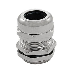 Presse-étoupe - Sourcingmap - M22 - Acier inoxydable - Argent - Étanche