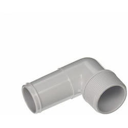 Hayward - Coude 1.5 pouce x 38 mm bosselé - Blanc - SPX1105Z3