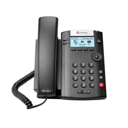 POLY 201 téléphone fixe Noir 2 lignes LED