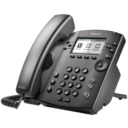 POLY 311 téléphone fixe Noir 6 lignes LCD