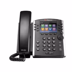 POLY 411 téléphone fixe Noir 12 lignes TFT