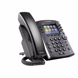 POLY 411 téléphone fixe Noir 12 lignes TFT
