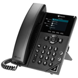 POLY 250 téléphone fixe Noir 4 lignes LCD