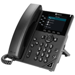 POLY 350 téléphone fixe Noir 6 lignes LCD