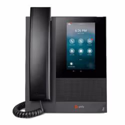POLY CCX 400, Téléphone IP, Noir, Combiné filaire, Android, IPS, 12,7 cm (5")