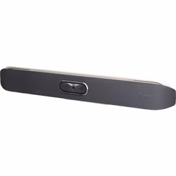 POLY Studio X50, Système de vidéoconférence de groupe, 4K Ultra HD, 60 ips, Noir, Gris