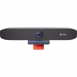 POLY Studio P15, Système de vidéoconférence personnelle, 4K Ultra HD, 90°, 4x, Noir, Gris