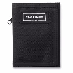 DAKINE Vert Rail Wallet, Noir, Polyester, Monochromatique, Poche, Fermeture éclair, 120 mm
