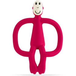 Matchstick Monkey Teething Toy and Gel Applicator Ruby 1 pcs