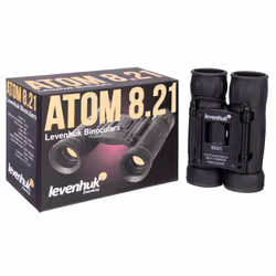 Levenhuk Atom 8x21 jumelle Triangulaire Noir