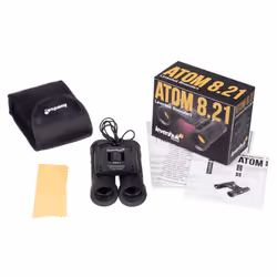 Levenhuk Atom 8x21 jumelle Triangulaire Noir