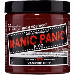 Coloration pour cheveux MANIC PANIC Vampire Red Classic Line 237 ml - Rouge - Vegan - Cheveux colorés ou mechés