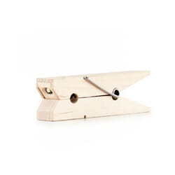 Kikkerland Clothespin Clip Light pince à linge 1 pièce(s) Bois